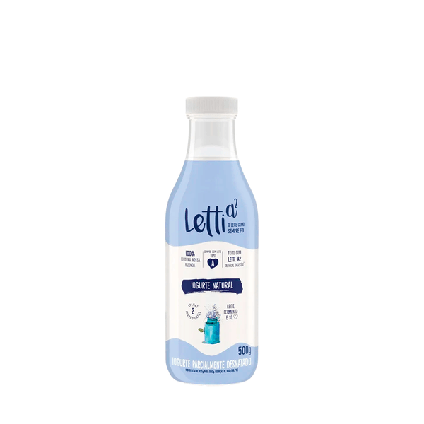 Iogurte Natural Parcialmente Desnatado Letti - 500g