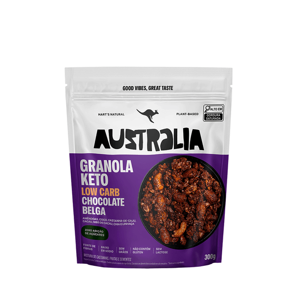 Granola Keto Chocolate Belga Australia – 300g