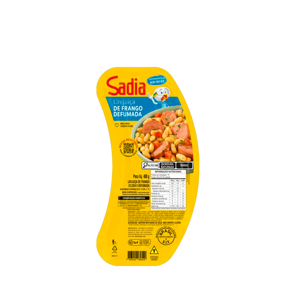 Linguiça de Frango Defumada Sadia - 480g