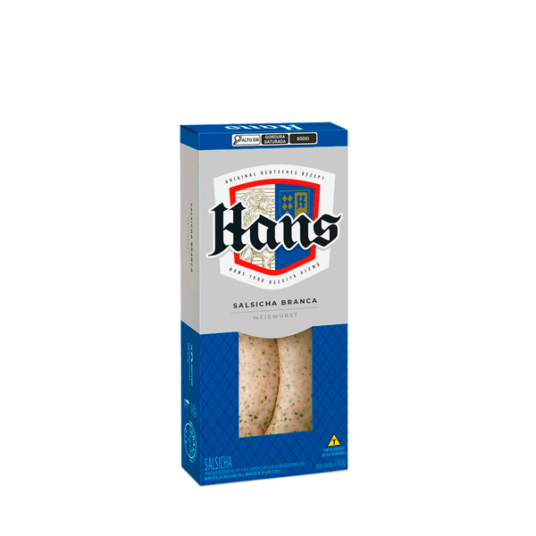 Salsicha Weisswurst Branca Hans - 240g