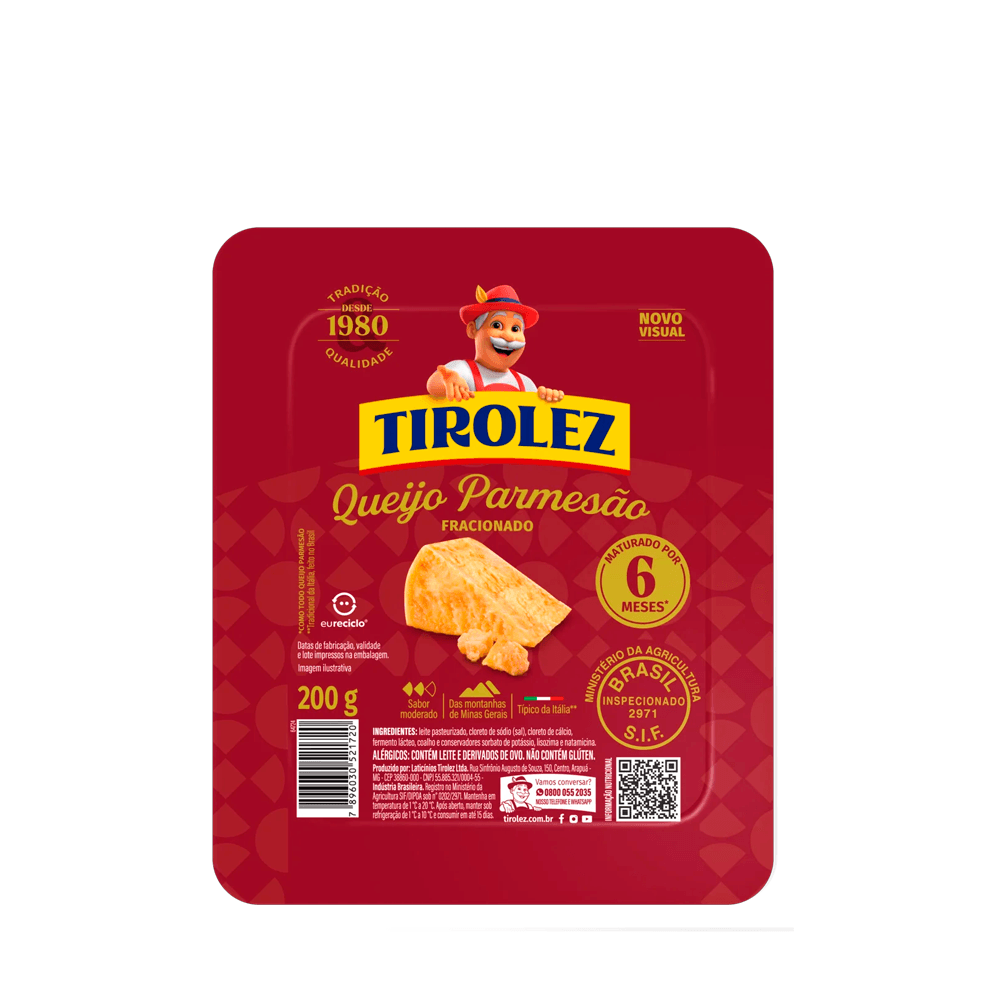 Queijo Parmesão Tirolez - 200g