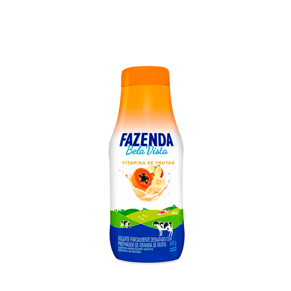 Iogurte Líquido Vitamina de Frutas Fazenda Bela Vista - 500g