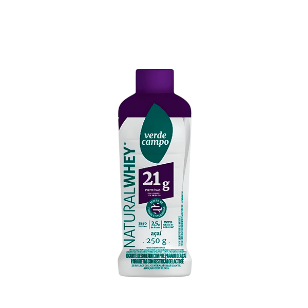 Iogurte Whey 21g Proteína Açaí Verde Campo - 250g