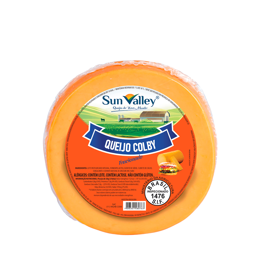 Queijo Tipo Colby Sun Valley - 180g