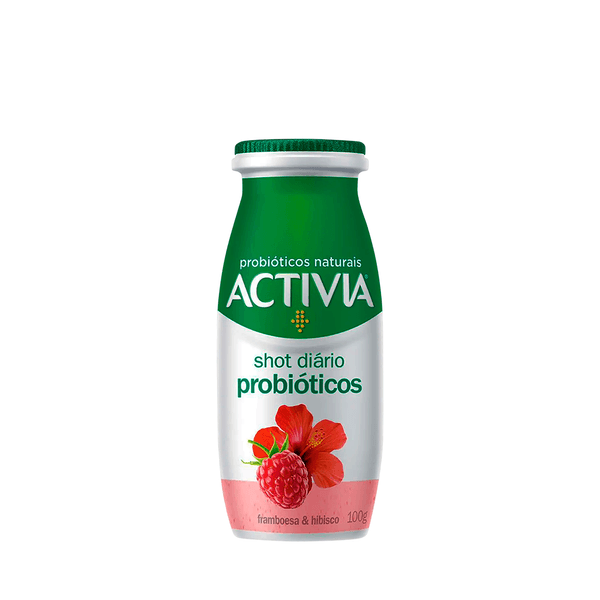 Leite Fermentado Framboesa e Hibisco Activia - 100g