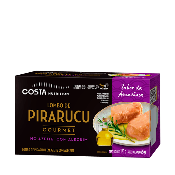 Lombo de Pirarucu Azeite Alecrim Costa Nutrition - 125g