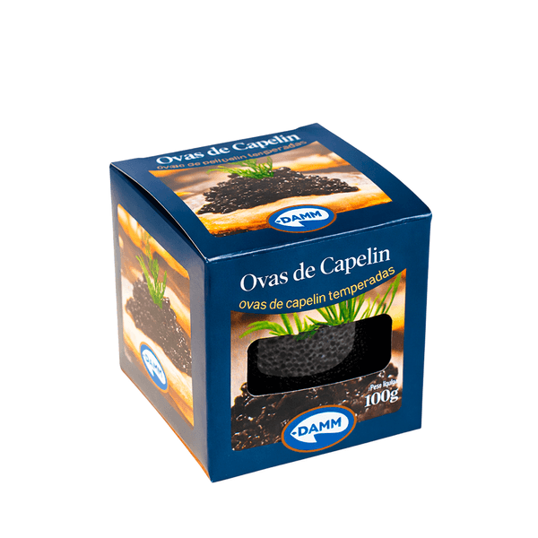 Ovas Capelin Preta Damm - 100g
