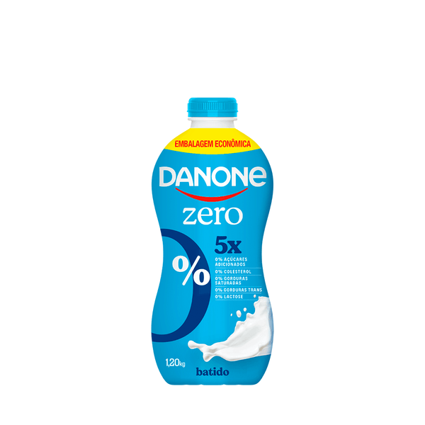 Iogurte Líquido Zero Batido Danone - 1200g
