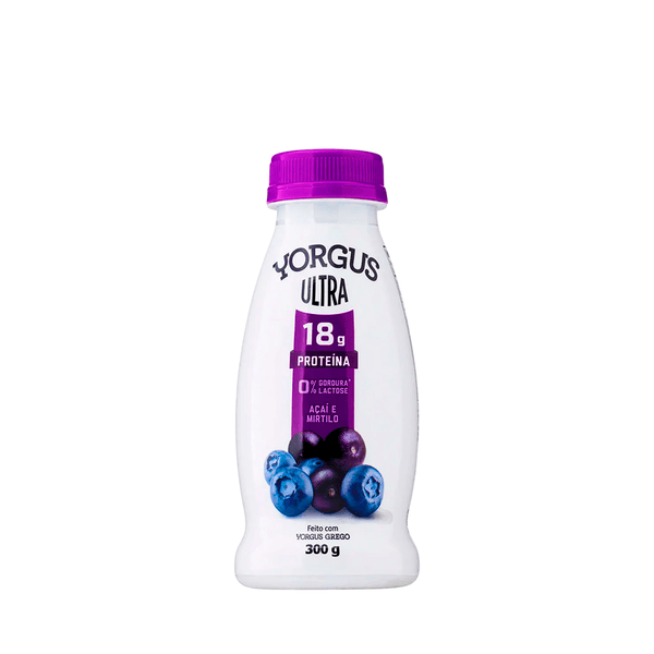 Iogurte Ultra Sem Lactose Açaí Mirtilo Yorgus - 300g