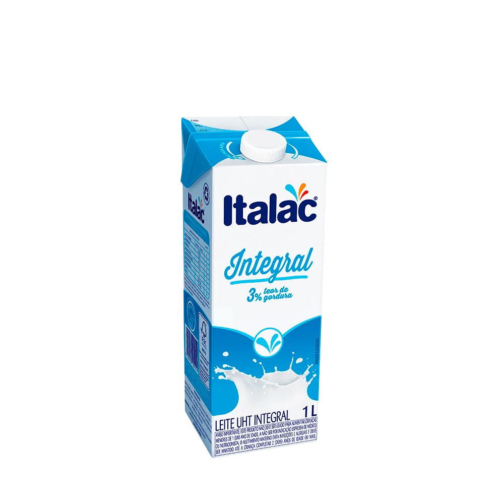 Leite UHT Integral Italac - 1L