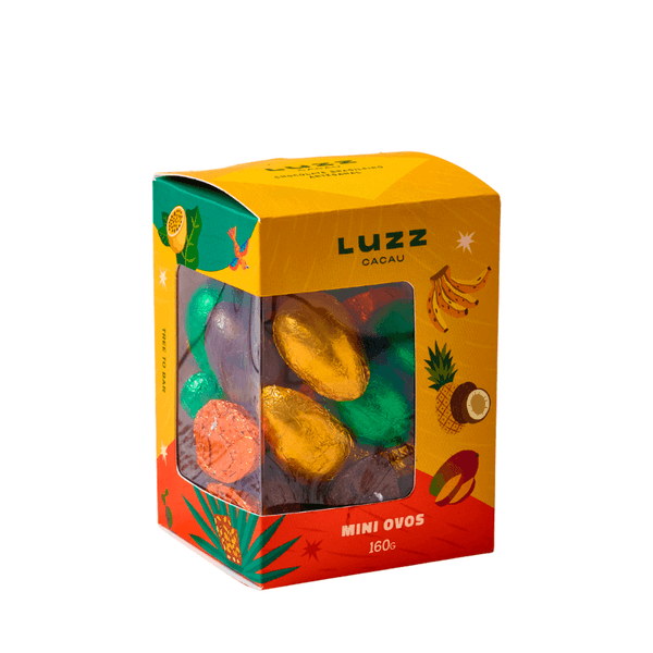 Caixa Mini Ovos de Páscoa Luzz Cacau – 160g