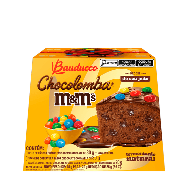 Colomba Mini Chocolate M&M’s Bauducco – 80g