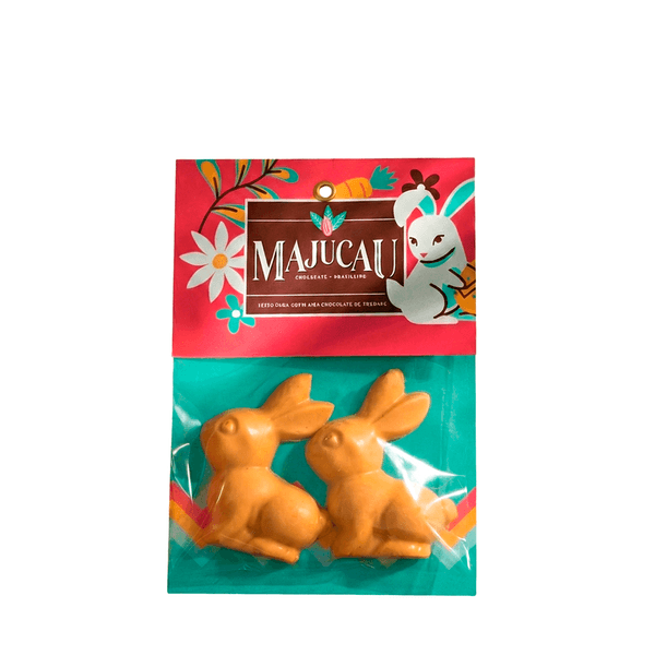 Coelhinhos Chocolate Branco Caramelizado Majucau - 30g