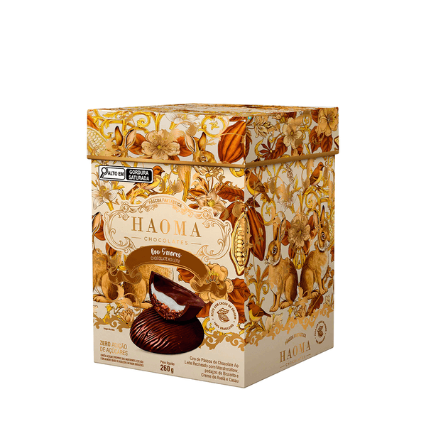 Ovo Chocolate S'mores Sem Açúcar Haoma – 260g