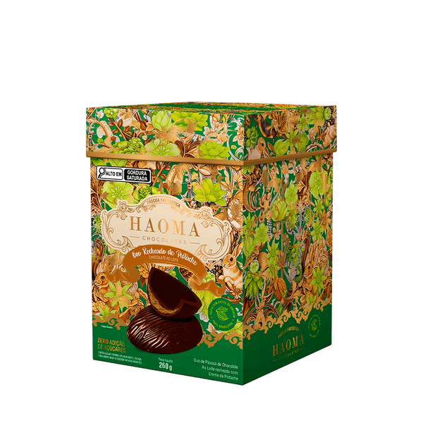 Ovo de Chocolate Pistache Haoma – 260g