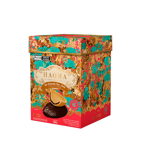 Ovo Chocolate Duo Avelã Sem Açúcar Haoma – 260g
