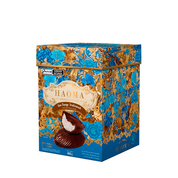 Ovo de Páscoa Chocolate ao Leite Zero Lactose Haoma – 349,5g