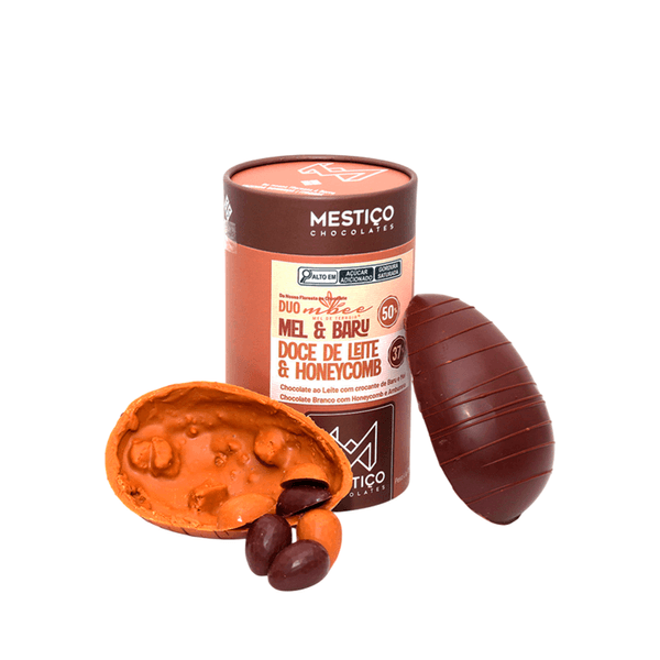 Ovo de Páscoa Duo Baru e Mel Mestiço Chocolates – 250g