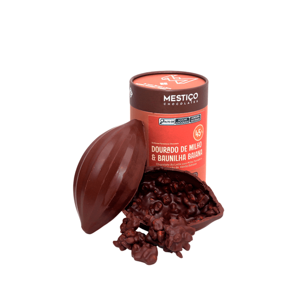 Ovo de Páscoa Ao Leite Milho Dourado Mestiço Chocolates – 250g
