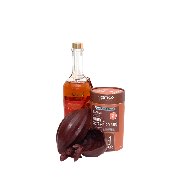 Ovo Chocolate 71% Whisky Castanha-do-Pará Mestiço Chocolates – 250g