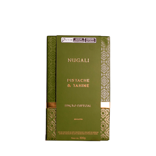 Ovo de Chocolate Pistache e Tahine Nugali – 300g