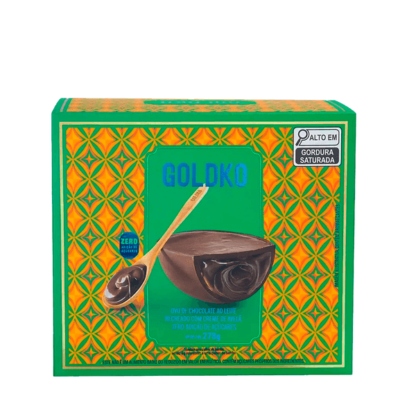 Ovo de Chocolate Meia Banda Avelã GoldKo – 270g