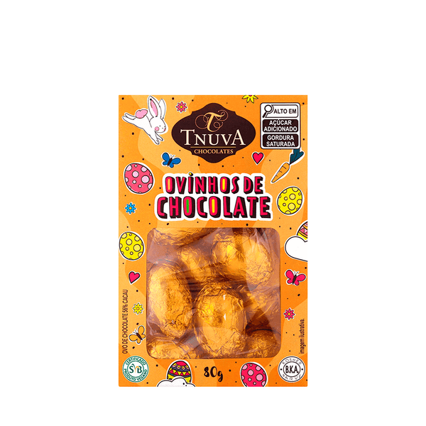 Ovo de Chocolate Mini Páscoa Tnuva - 80g