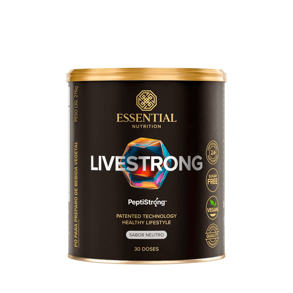 Mistura para Bebida Livestong Vegano Sabor Neutro Essential Nutrition – 237g