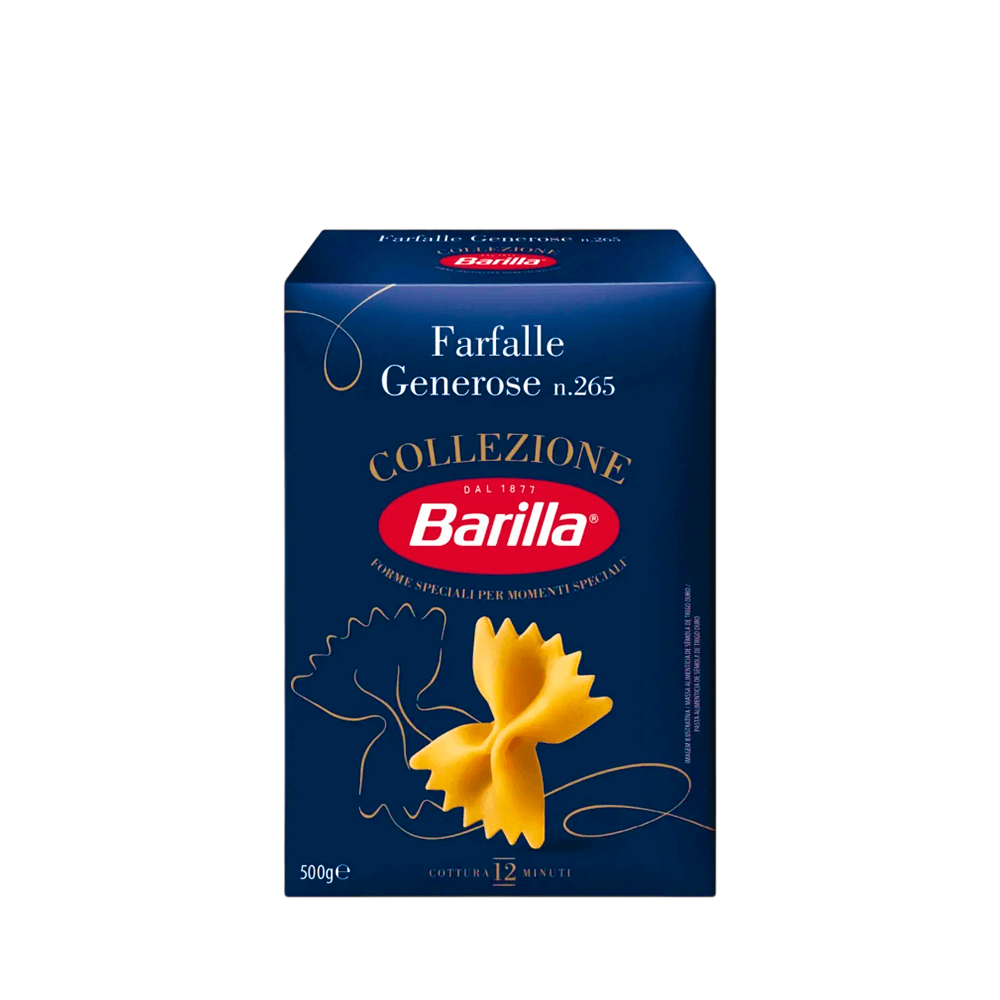 Macarrão de Sêmola de Trigo Duro Farfalle nº265 Barilla – 500g