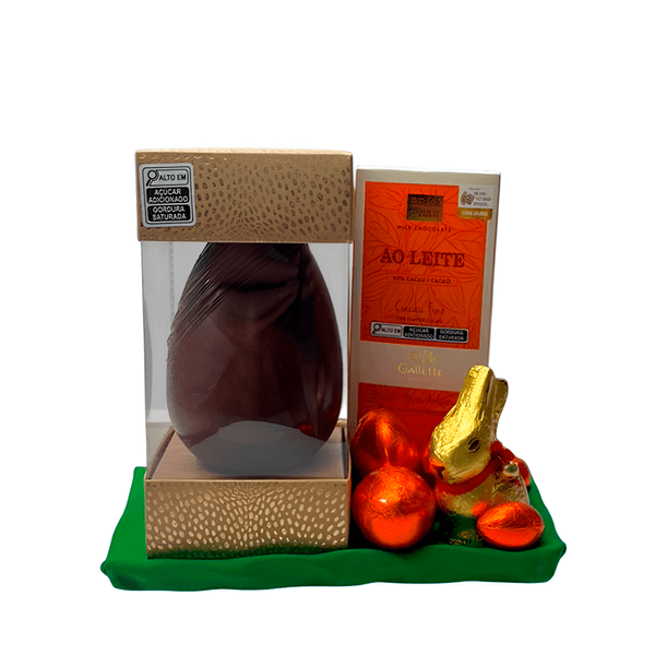 Presente de Páscoa Ovo de Páscoa Ao Leite e Chocolates - 5 itens