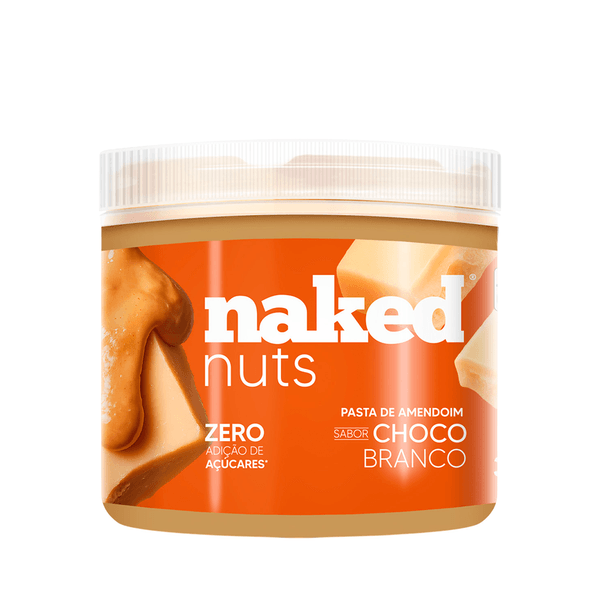 Pasta de Amendoim Sabor Choco Branco Naked Nuts – 300g