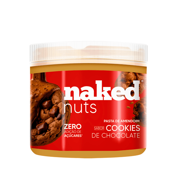 Pasta de Amendoim Sabor Cookies de Chocolate Naked Nuts – 300g