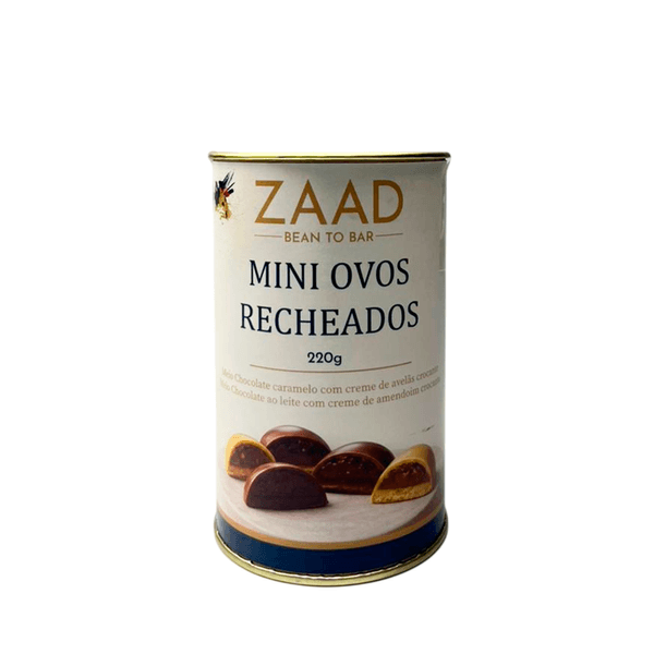 Ovos Chocolate Mini Recheado Zaad – 220g