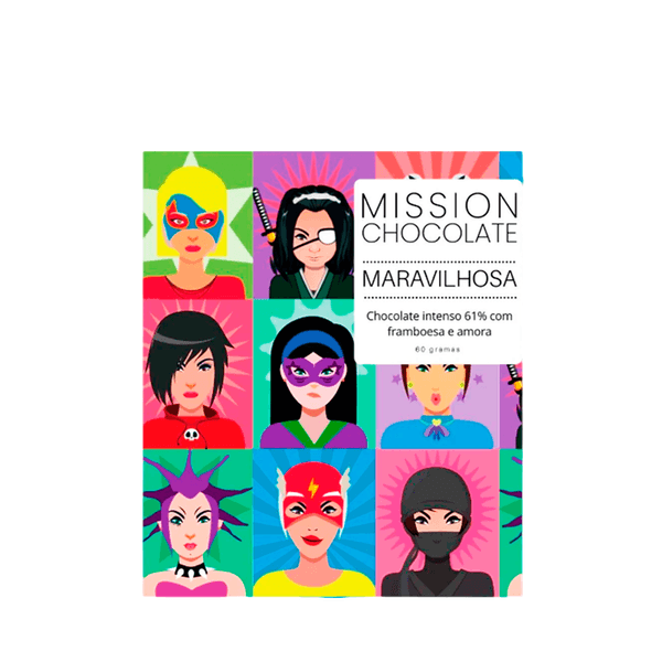 Chocolate 61% Amora Mission - 60g