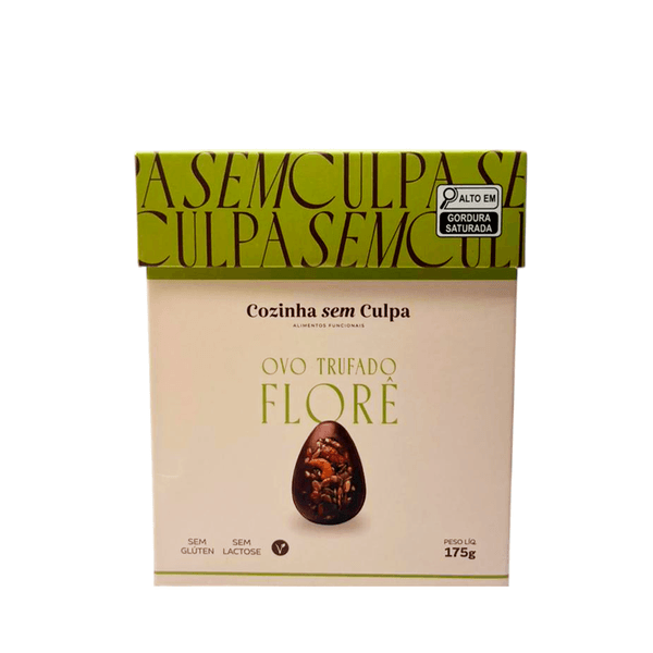 Ovo Chocolate Sem Açúcar Flore Cozinha Sem Culpa - 200g