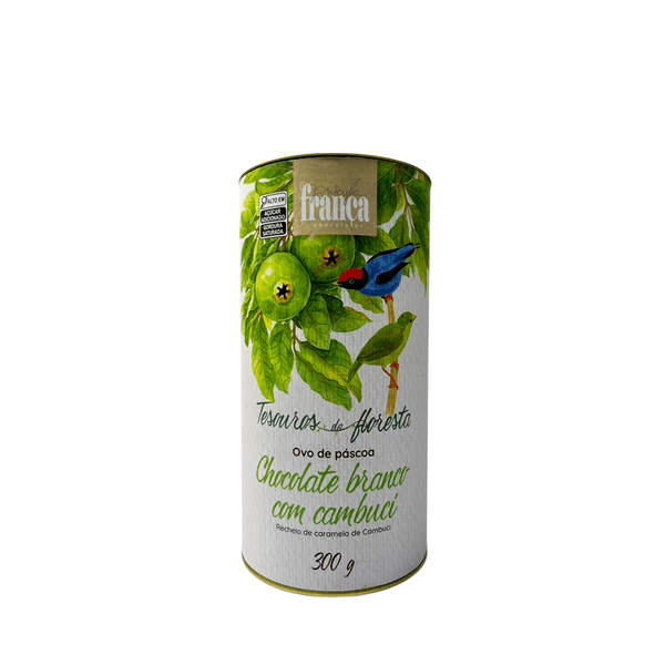 Ovo Chocolate Branco com Cambuci Priscyla França - 300g