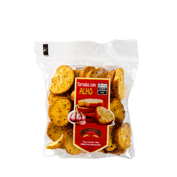 Torrada com Alho Casa Victoriana - 150g