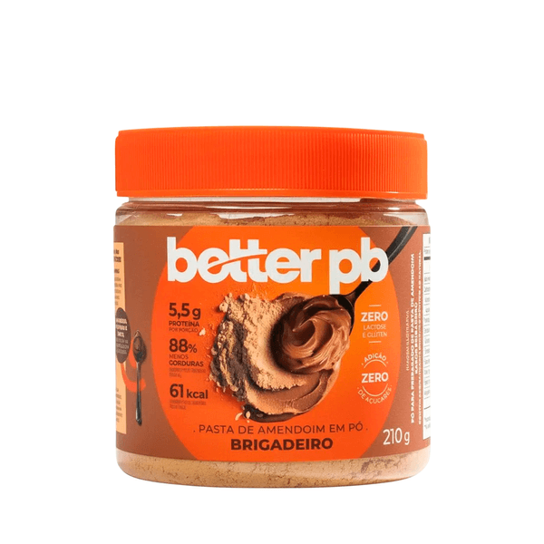Pasta de Amendoim sem Açúcar Brigadeiro Better PB - 210g