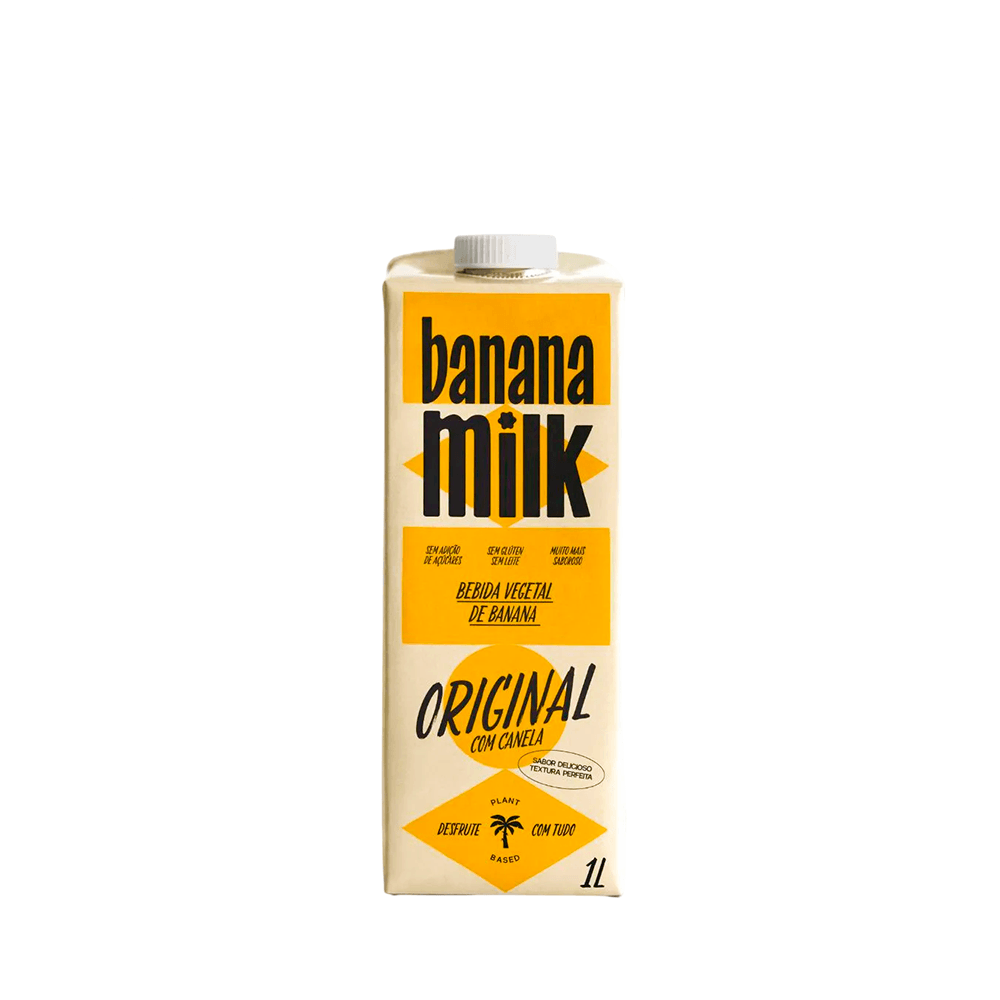 Bebida Vegeteal Original com Canela Banana Milk - 1L