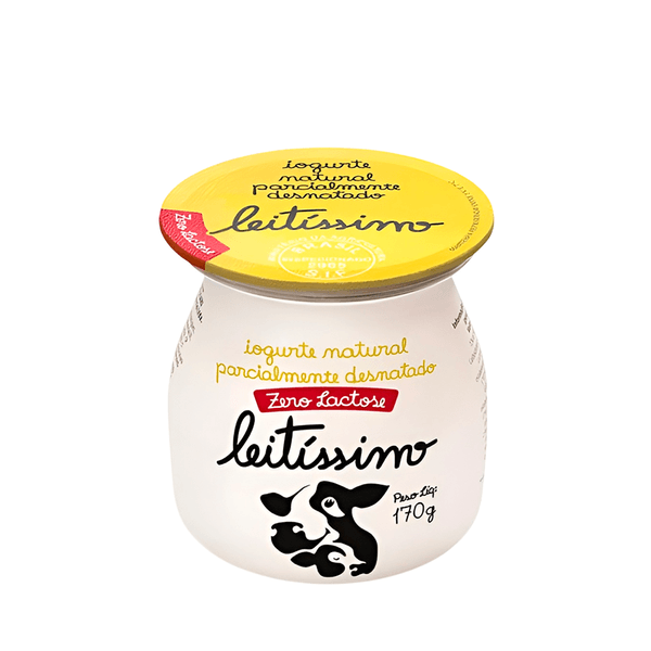 Iogurte Natural parcialmente Desnatado Sem Lactose Leitíssimo – 170g