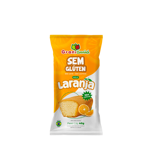Mini Bolo de Laranja Grani Amici – 40g