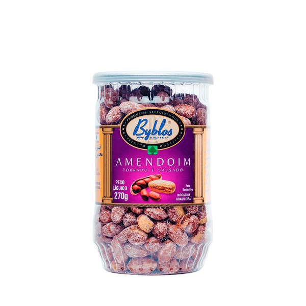 Amendoim Torrado e Salgado Byblos - 270g