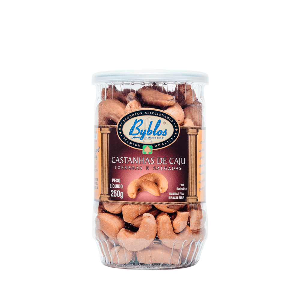 Castanha de Caju Torrada e Salgada Byblos – 250g