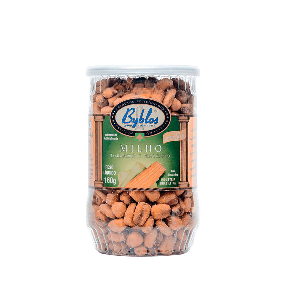 Milho Torrado e Salgado Mostarda e Mel Byblos – 160g