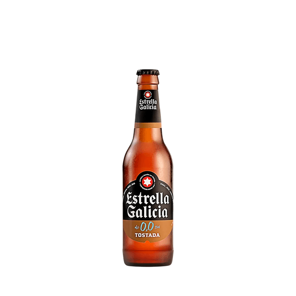 Cerveja Galicia Tostada Sem Álcool Estrella Galicia - 330ml