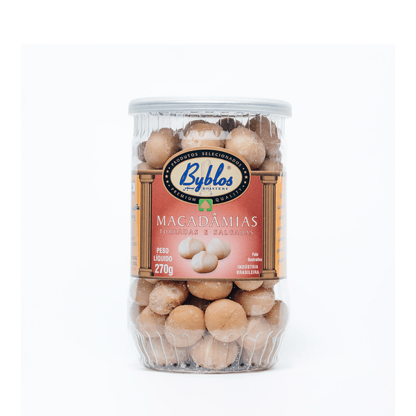 Macadâmias Torradas e Salgadas Byblos – 270g