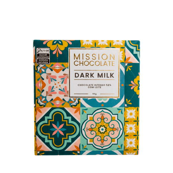 Chocolate 58% Dark Milk Mission – 60g