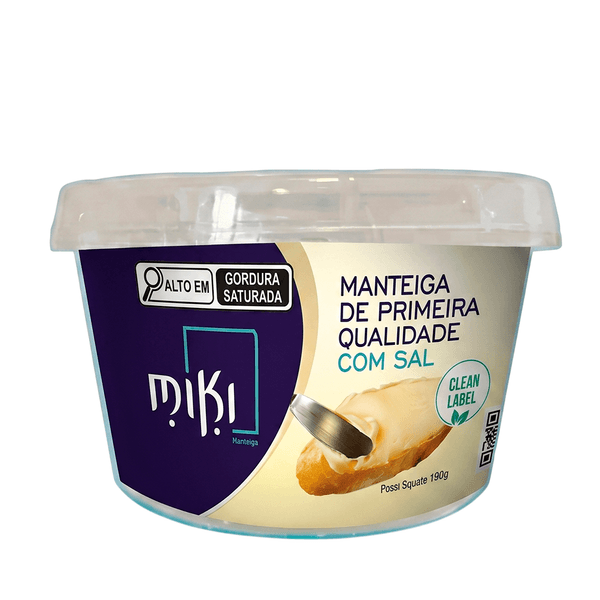 Manteiga com Sal Kosher Miki – 200g