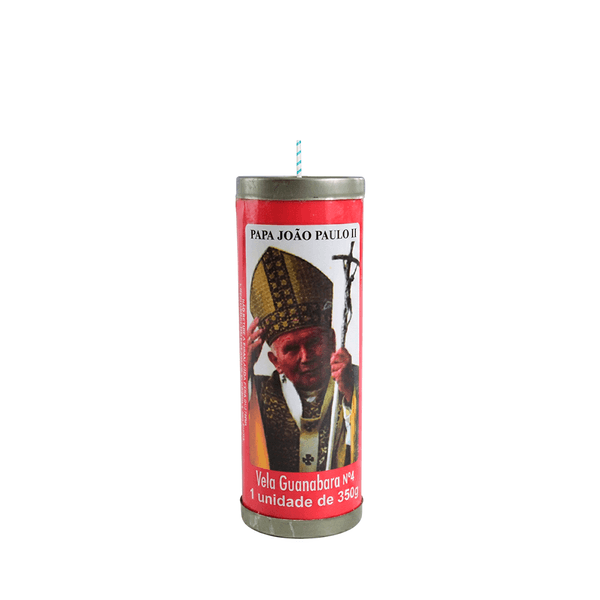 Vela Parafina Papa João Paulo II Guanabara – 350g 1 un