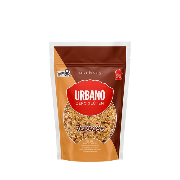 Arroz 7 Grãos com Arroz Cateto e Painço Urbano – 500g